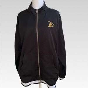 Pink Dolphin Black Track Jacket with Gold Logo size L